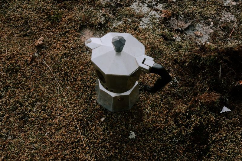Café con Leche at Camp, Made in My Mother-in-Law's Old Cafetera